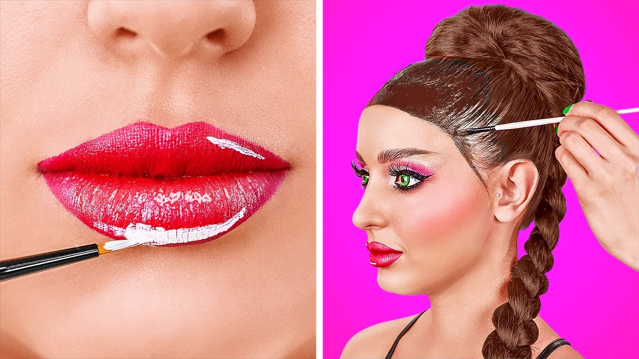 GENIALE BEAUTY- UND MAKE-UP-HACKS || vom Nerd zum Liebling! Pink World Challenge auf 123 GO! GOLD