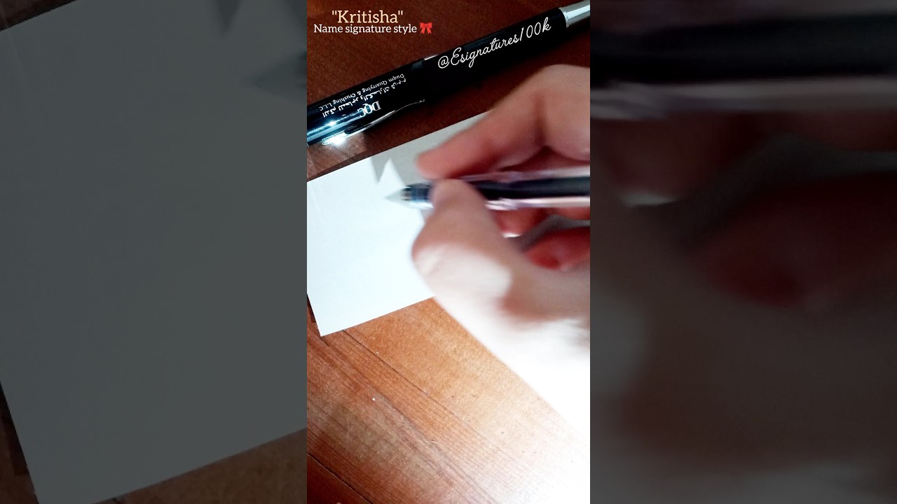 How to sign for k?/Requested name signatures