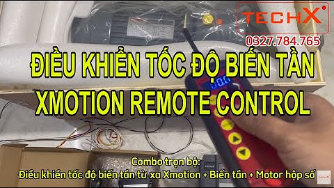 XMOTION REMOTE CONTROL TX-VFD-25 - ĐIỀU KHIỂN TỐC ĐỘ BIẾN TẦN TỪ XA