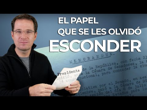 El papel que se les olvidó esconder