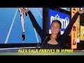 Alex Eala Arrives in Japan Ahead of Japan Open 2025 | Poses in Front of Osaka’s Iconic Glico Man