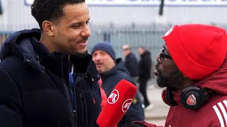Ty gets rattled by Mansfield fans on the street