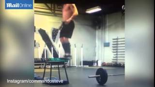 Commando Steve Willis' impressive CrossFit workout"