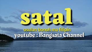 Satal usulan bonoh ma filipin | Ongka tagnah | Lagu bajau