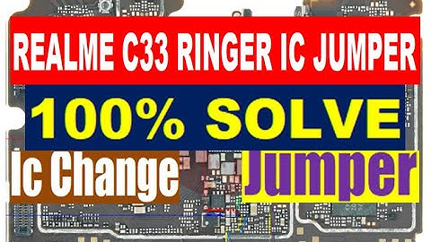 Realme C33 Ringer IC Jumper | Sound IC Replacement | Audio Problem Solution