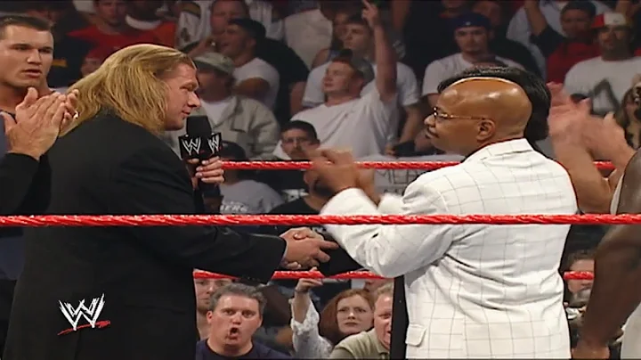 Triple H & Evolution congratulate Eric Bischoff after Survivor Series! - Raw November 17 2003