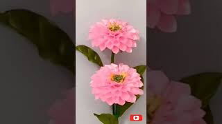 #Beautiful Ribbon Flower 🌹🌼 Handmade DIY Craft Idea ✨#shortvideo #short#yt #ytshorts #