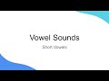Vowel Sounds Short Vowels Дѓ Д Д ЕЏ Е 
