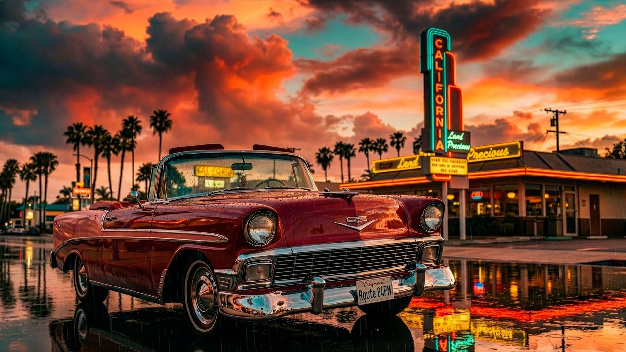 Route84FM – Neon After Rain | 80min Cinematic Retro Ambient House, Night Drive, 100 BPM