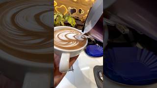 HEART This latte art tutorialCLASSIC LATTE ART clean Tulip stacks#tulip #art #coffeeart #barista #hr