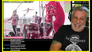 Metal Cat Drummer CRUSHING IT - Twitch Live Reaction Session