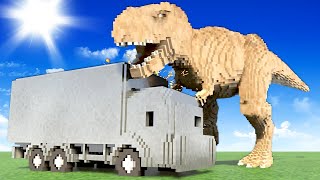 I Built a DINOSAUR SURVIVAL TRUCK in Teardown!