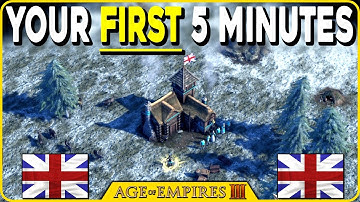 BRITISH - Guide To Your First Five Minutes | Age of Empires 3: Definitive Edition