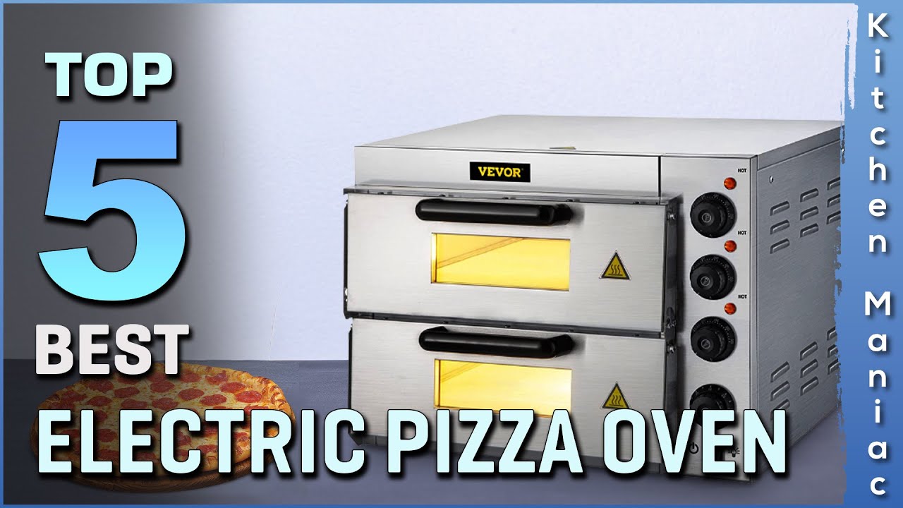 VEVOR Electric Pizza Oven 14 in. Double Deck Layer Stainless Steel