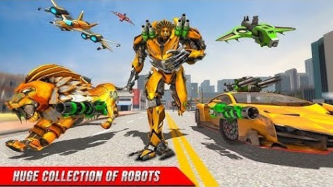 LION KING NIGHT WAR PART 8 || Machine war Loin Robot || OPEN WORLD Gameplay Android