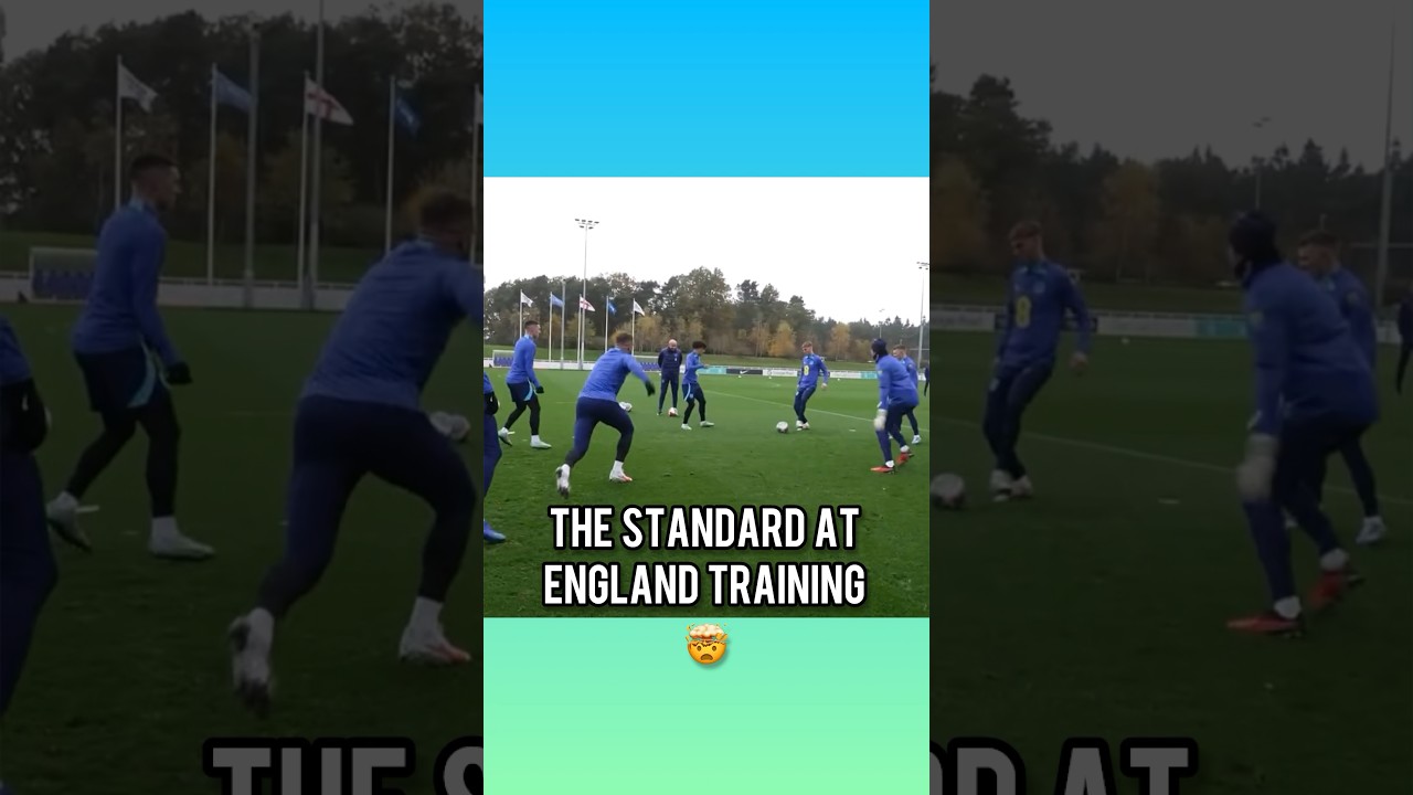 CRAZY LEVELS AT ENGLAND TRAINING! 🔥 