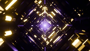 1 Hour 4K Abstract Sci Fi Tunnel Motion Graphics Background VJ Loop DJ Visuals Screensaver