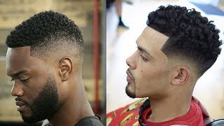 corte degrade cabelo crespo masculino