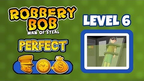 Robbery Bob - Chapter 3 Secret Labs / Level 6 (Perfect 100%)