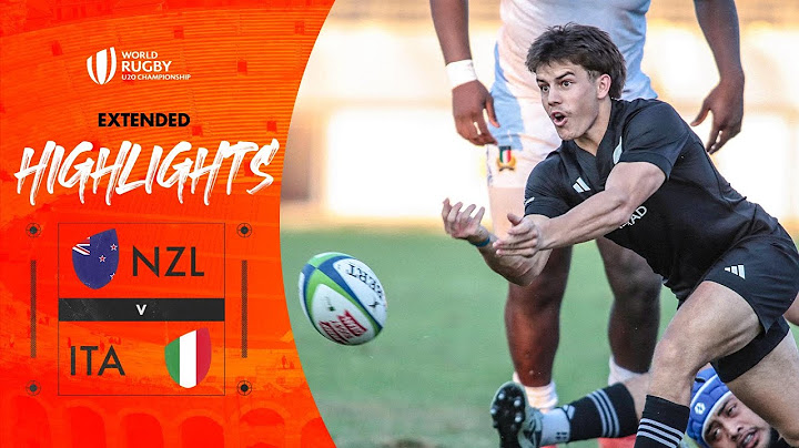 New Zealand SINK host's hearts | v Italy | World Rugby U20 Championship 2025 Extended Highlights