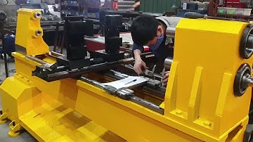 Giới thiệu máy CNC tiện gỗ LT2015-APL Gá và Hạ phôi tự động