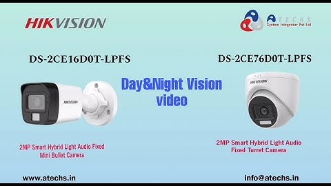 DS-2CE16D0T-LPFS & DS-2CE76D0T-LPFS | 2MP HIKVISION DUAL LIGHT  HD CAMERA | ATECHS