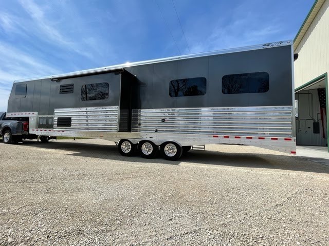 Custom 2022 4 Star All Aluminum Toy Hauler RV video - YouTube