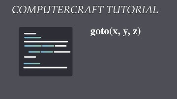 Computercraft - How to Code Goto #1 Live