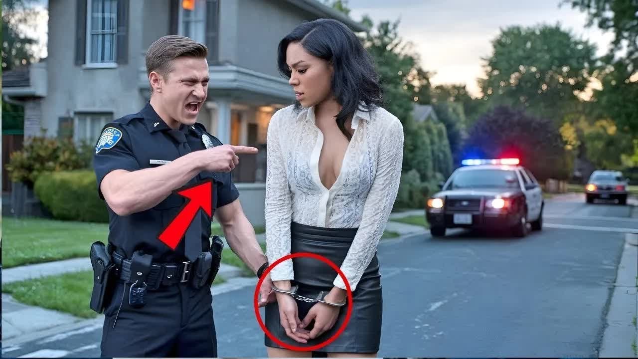 Racist Cop Tries To Arrest Black Woman, Her Diplomatic Protection Saves The Day.