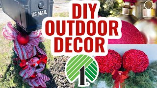 🎄DIY DOLLAR TREE OUTDOOR CHRISTMAS DECOR + MAILBOX🎄I Love Christmas ep 22 Olivia's Romantic Home DIY