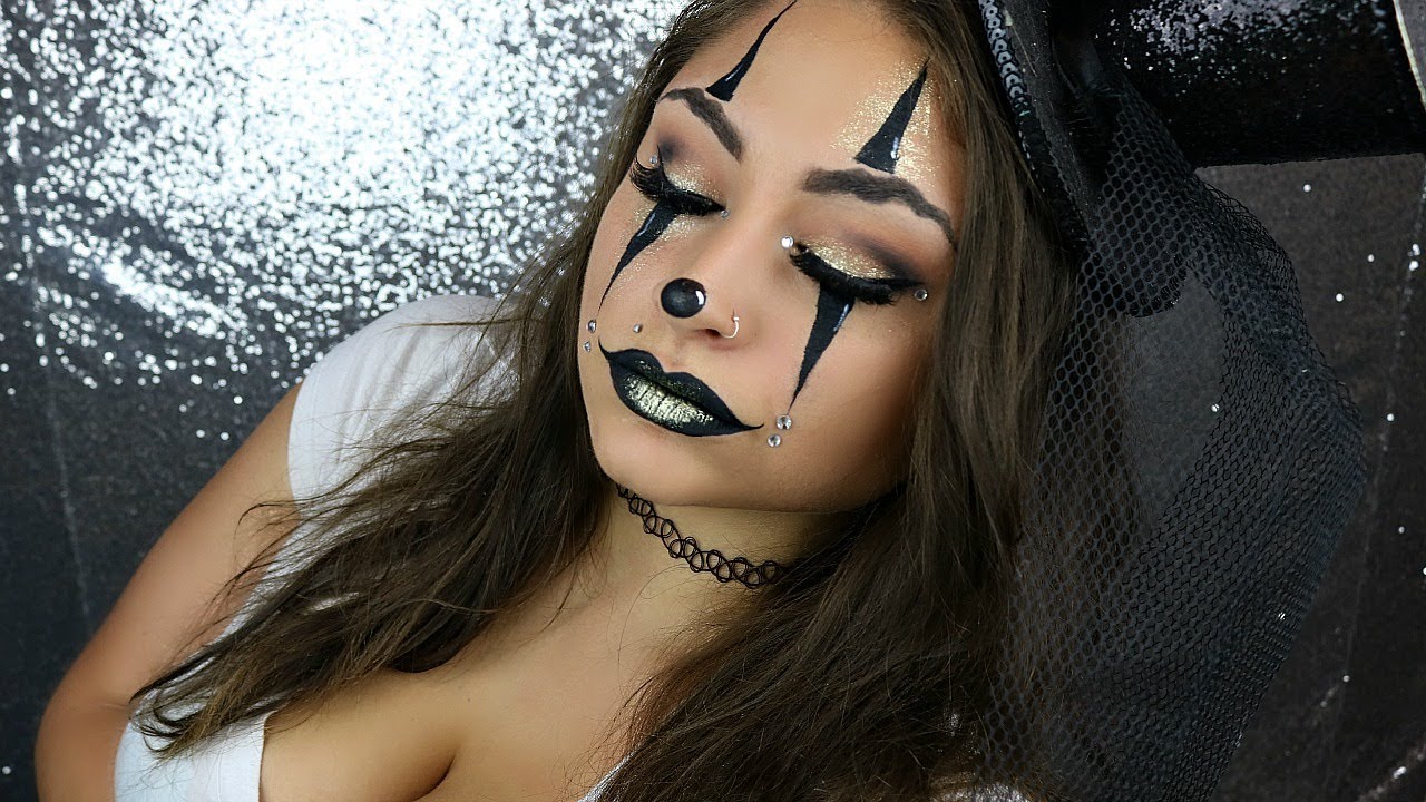 Easy Sexy Clown Halloween Makeup Tutorial Glamoween Beautybyjosiek 