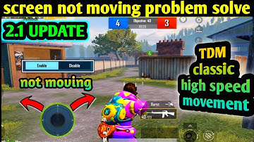 2.1 update screen moving problem | bgmi pubg screen shaking | how to fix screen moving problem