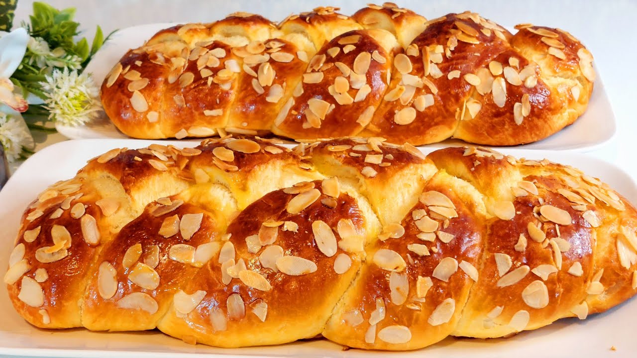 بريوش الحليب والزبدة أروع😍 واسهل بريوش ناجح خفيف مثل القطن والمذاق إدمان