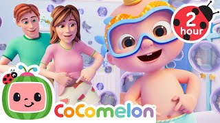 JJ's Family Belly Button Song 🛁 CoComelon Nursery Rhymes & Kids Songs | 2 HOURS | After School Club