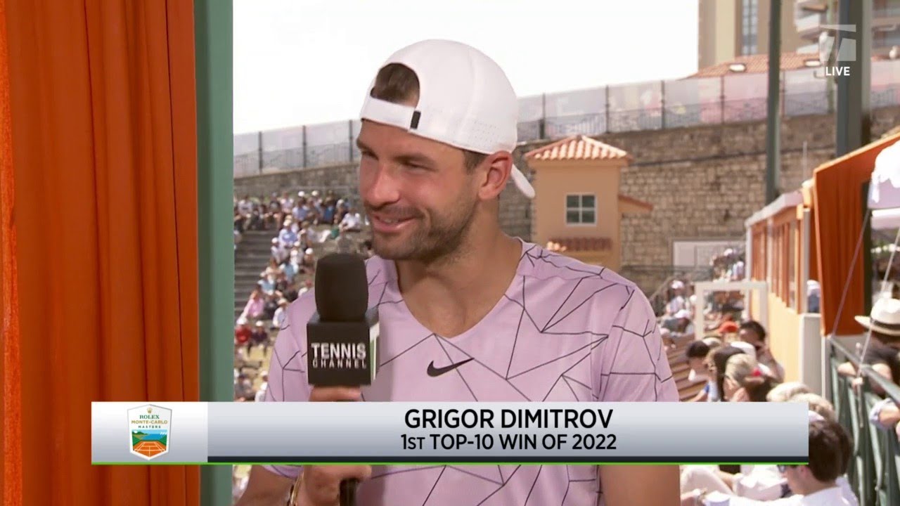 Grigor Dimitrov 2022 Monte Carlo Third Round Win Interview