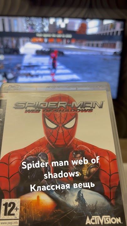 Spider man web of shadows играю на Sony PlayStation 3 обалденная игра # ...