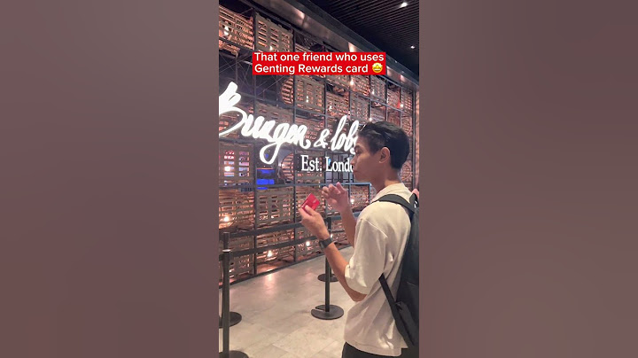 Earn & redeem Genting Rewards points!