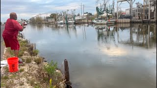 FISHING IN CHALMETTE, LOUISIANA #fishing #fypyoutube #explorepage #viral