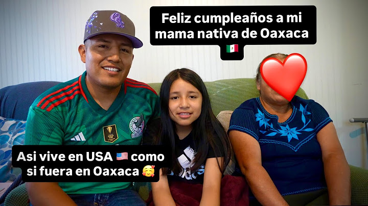 This is how my indigenous mother came from Oaxaca to the USA 🇺🇸 She lives as if she were on a ran...