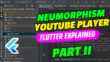 GestureDetector and Divider in Neumorphic Youtube Player - Part II