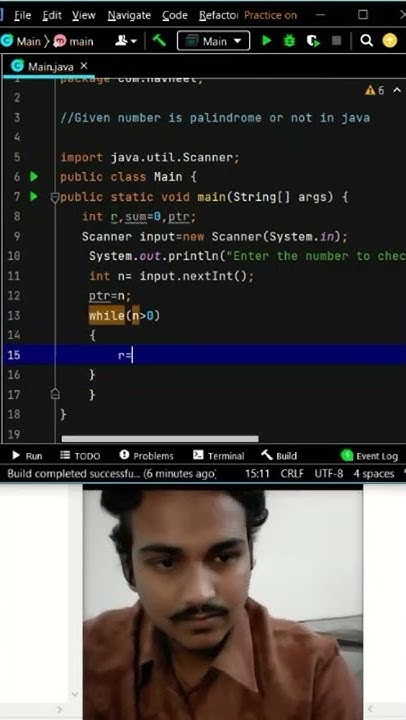 Palindrome in Java - YouTube