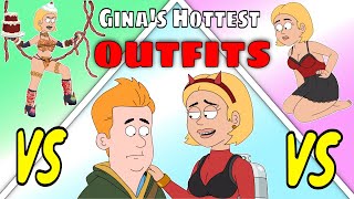 These are Gina's 20 hottest outfits on the show - Paradise PD