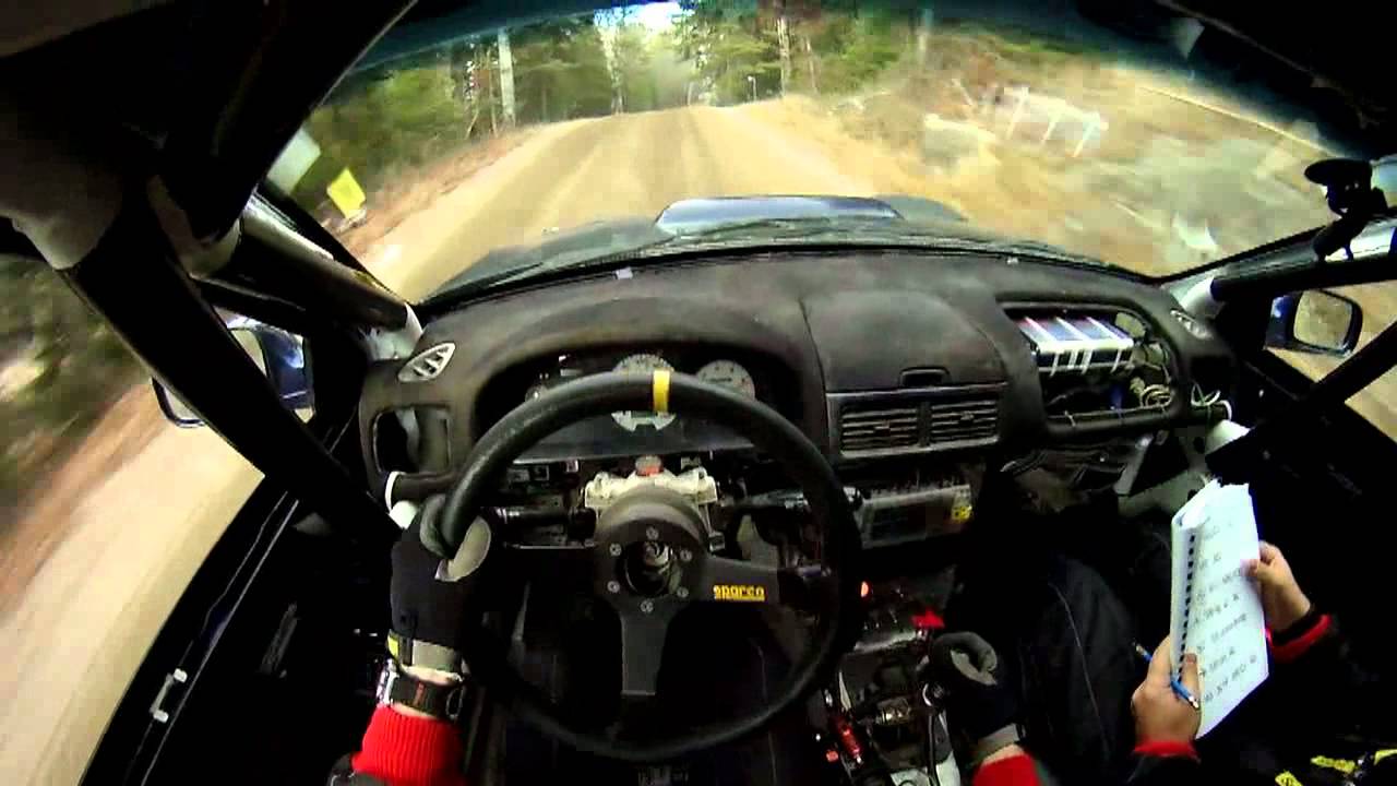 2012 Rally of the Tall Pines, Car 21 In-car - Stage A3