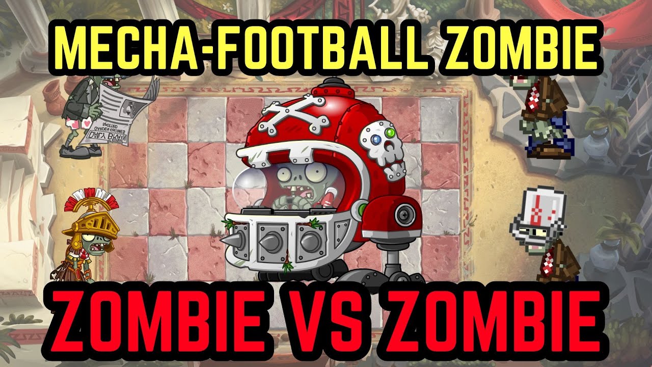 Plants vs Zombies 2 | Zombie vs Zombie | Mecha-Football Zombie | Who