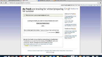 Feedburner Tutorial 1 How to Burn a Wordpress Feed