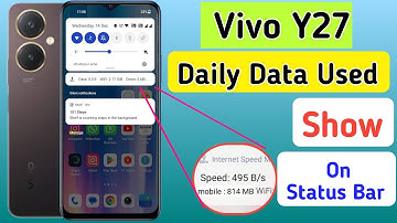 Vivo y27 4g Enable daily data Used | Vivo y27  Enable Data Usage Notification Bar/Vivo y27