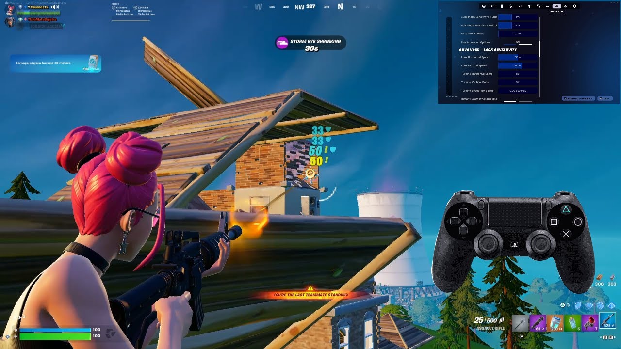 *NEW* BEST SECRET Controller Settings For Fortnite CHAPTER 6! (PS4/PS5 ...