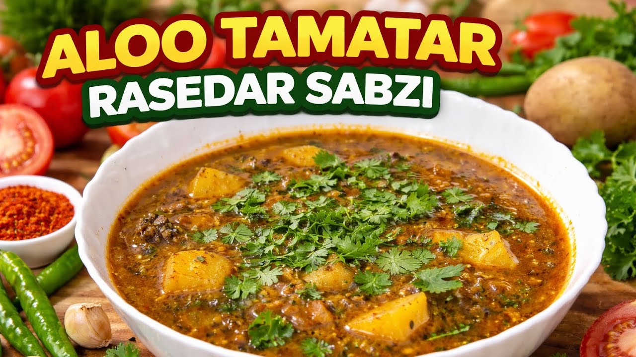ALOO TAMATAR RASEDAR SABZI 