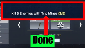 Kill 5 enemies with trip mines | how to kill 5 enemies with trip mines
