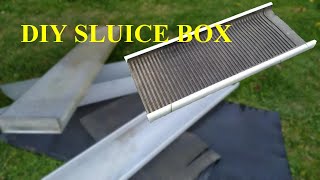 DIY mini sluice box out of household items #01 How to make